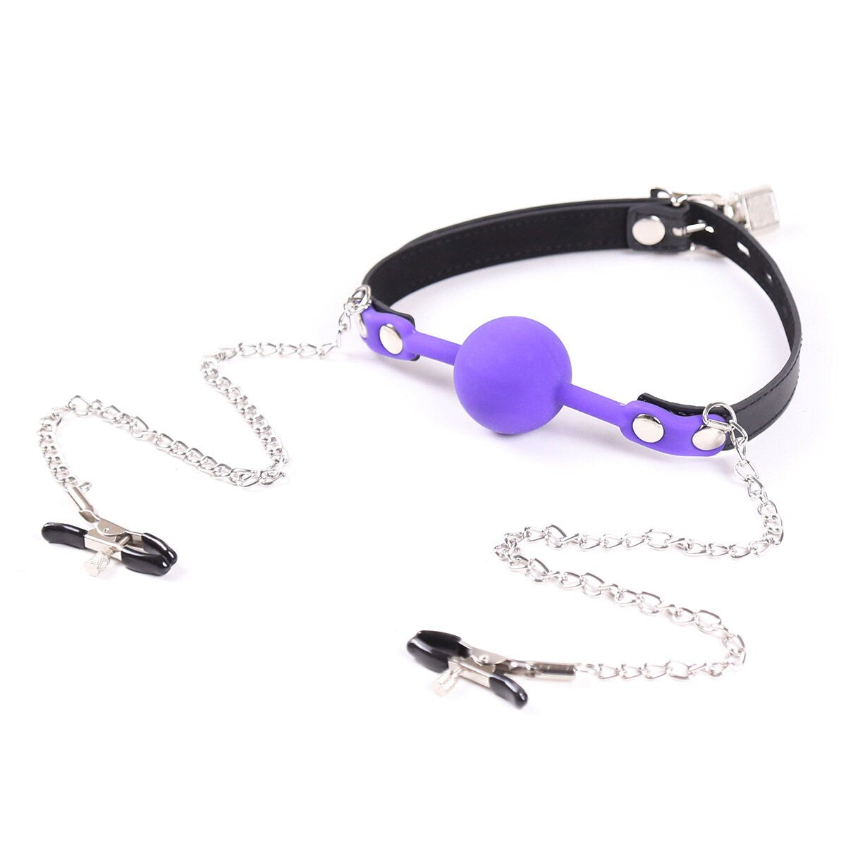 Bdsm Ball Gag Nipple Clamp ® DOMINA STORE