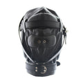 Leather Bondage Hood for Slaves