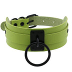 Leather Ring Collar ® DOMINA STORE