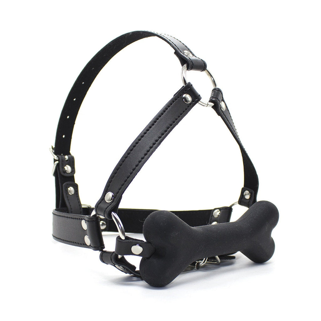 Silicone Dog Bone Harness Gag ® DOMINA STORE
