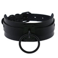 Leather Ring Collar