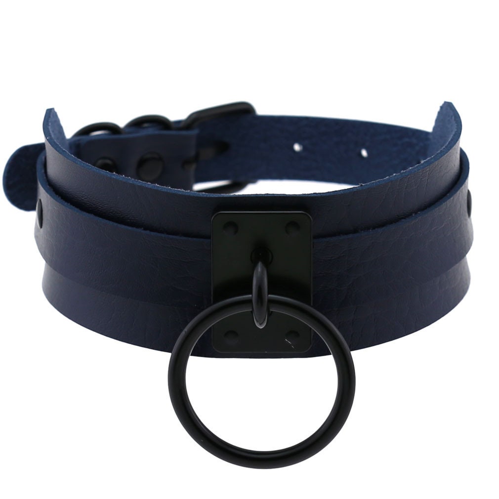 Leather Ring Collar ® DOMINA STORE