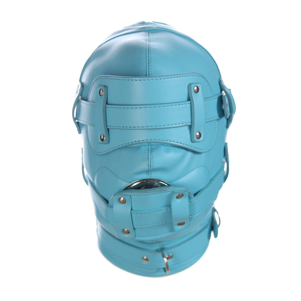 Ultrarestrictive Bdsm Leather Hood ® DOMINA STORE