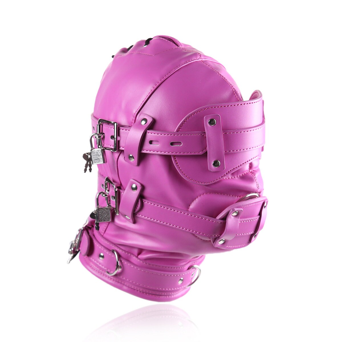 Ultrarestrictive Bdsm Leather Hood ® DOMINA STORE