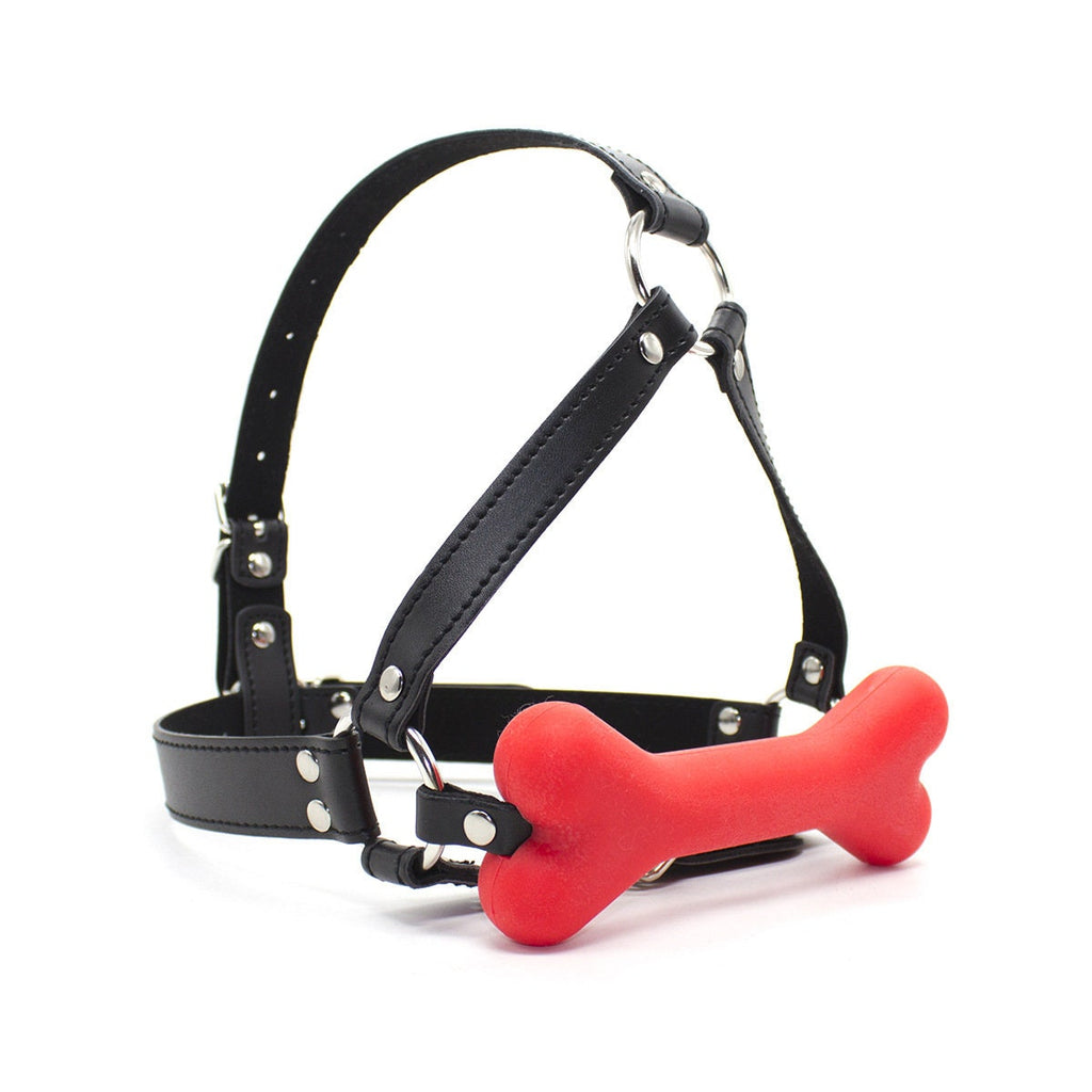 Silicone Dog Bone Harness Gag ® DOMINA STORE