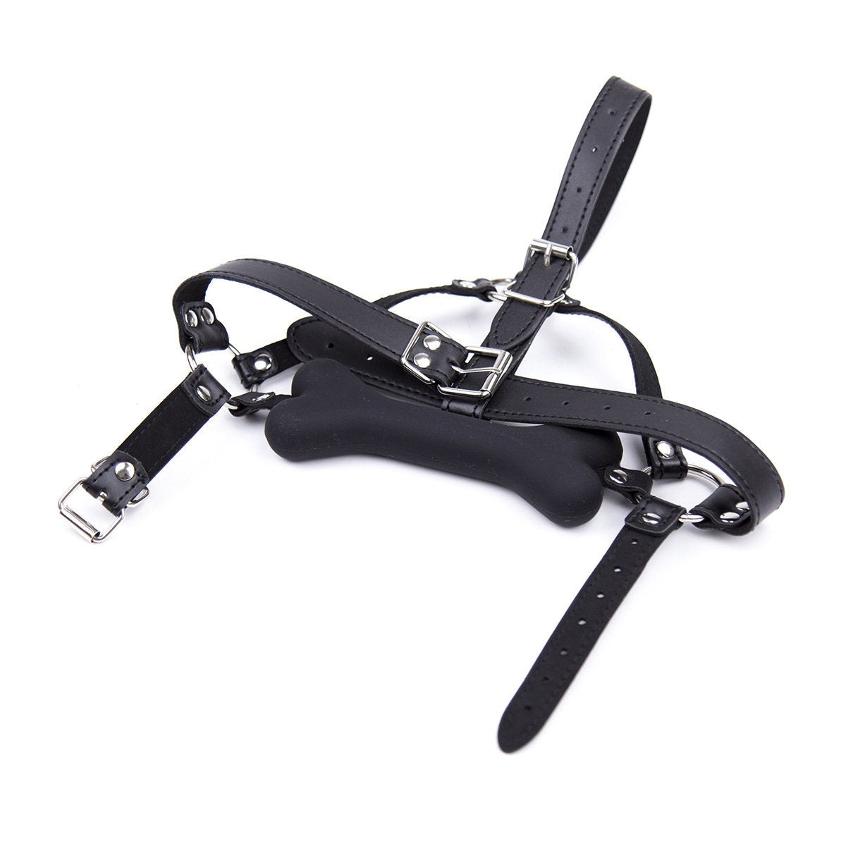 Silicone Dog Bone Harness Gag ® DOMINA STORE