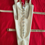 Beige Leather Armbinder Bondage Restraint ® DOMINA STORE