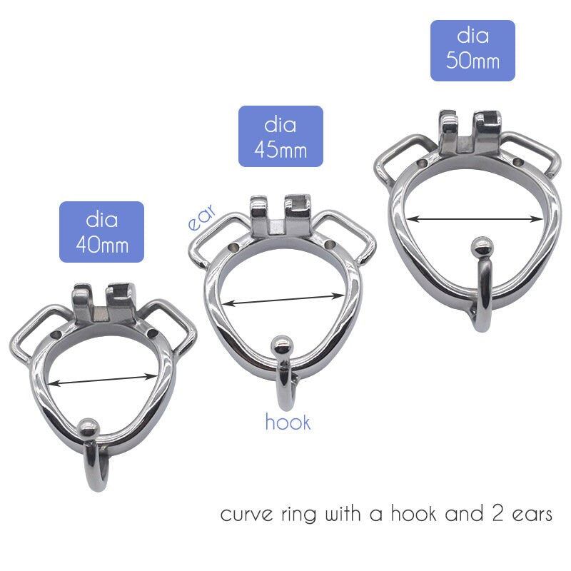Leather Chastity Lock Harness ® DOMINA STORE