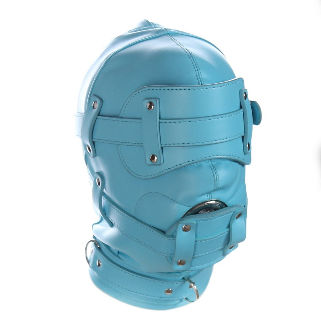 Ultrarestrictive Bdsm Leather Hood ® DOMINA STORE